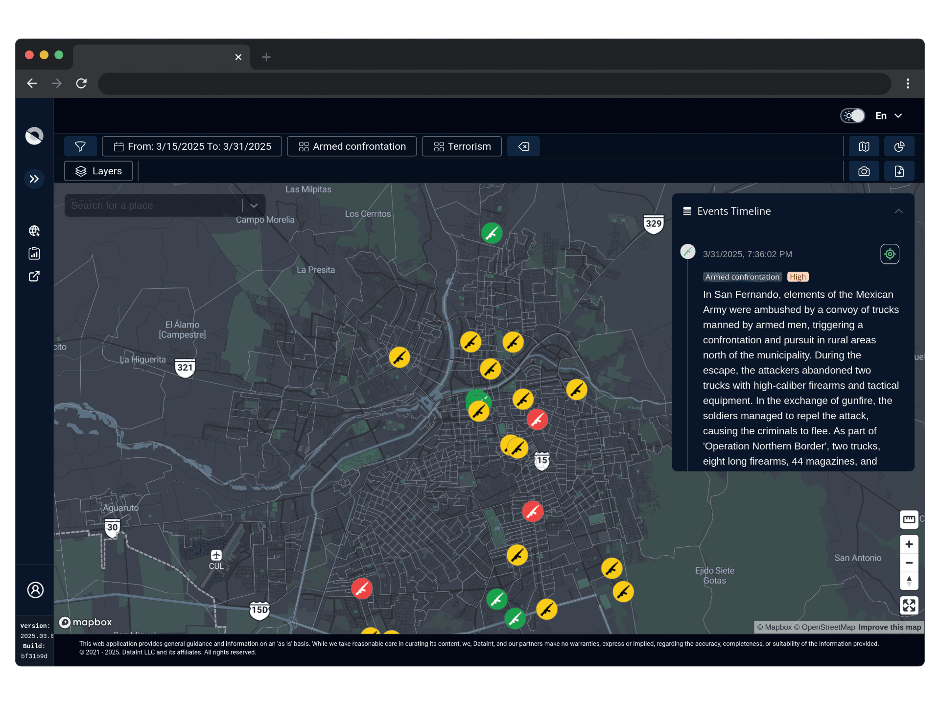 Monitor risk in real time
